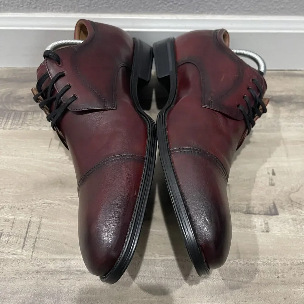 Florsheim Kierland Shoes Mens Size 10.5 M Oxford Cognac Comfortech Bologna